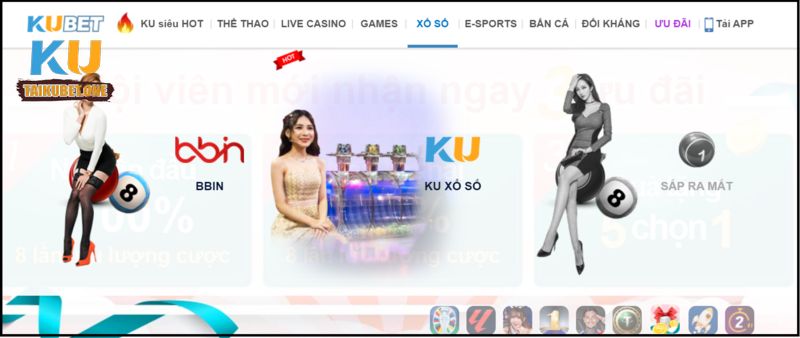 Chọn đa dạng hình thức xổ số Kubet